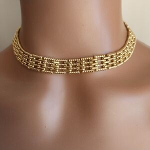 Napier Gold-Tone Layered Choker Necklace